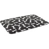 couverture polaire sleepy bones 100 x 70 cm noir