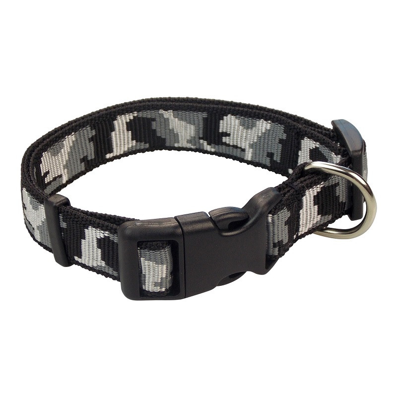 Collier nylon Camo Noir