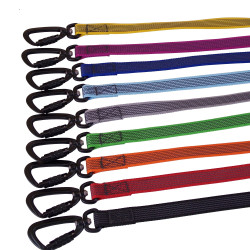 Longe Gomme Twist-Lock mousqueton alu de sécurité - Jokidog