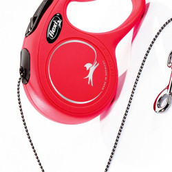Laisse FLEXI New Classic rouge cordon 3 m XS