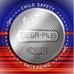 Pile Bouton CR2032 Lithium 3V 230mAh MegaPiles
