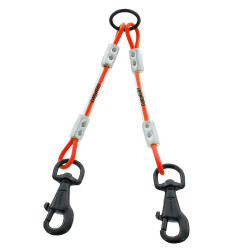 Accouple XTREME 2 chiens câble métallique Canihunt