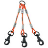 Accouple XTREME 3 chiens câble métallique Canihunt