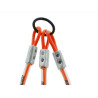 Accouple XTREME 3 chiens câble métallique Canihunt