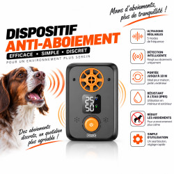 Anti Aboiement à Ultrasons V2 PRO - 5 Modes