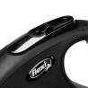 Laisse FLEXI New Classic noir cordon 5 m S