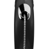 Laisse FLEXI New Classic noir cordon 5 m S