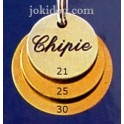 Médaille " Ronde" laiton massif