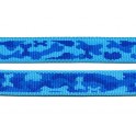 sangle polypropylène au mètre - camouflage bleu