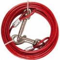 cable de niche plastifié rouge 3 m 4 mm