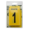 Plaque de postes de chasse jaune