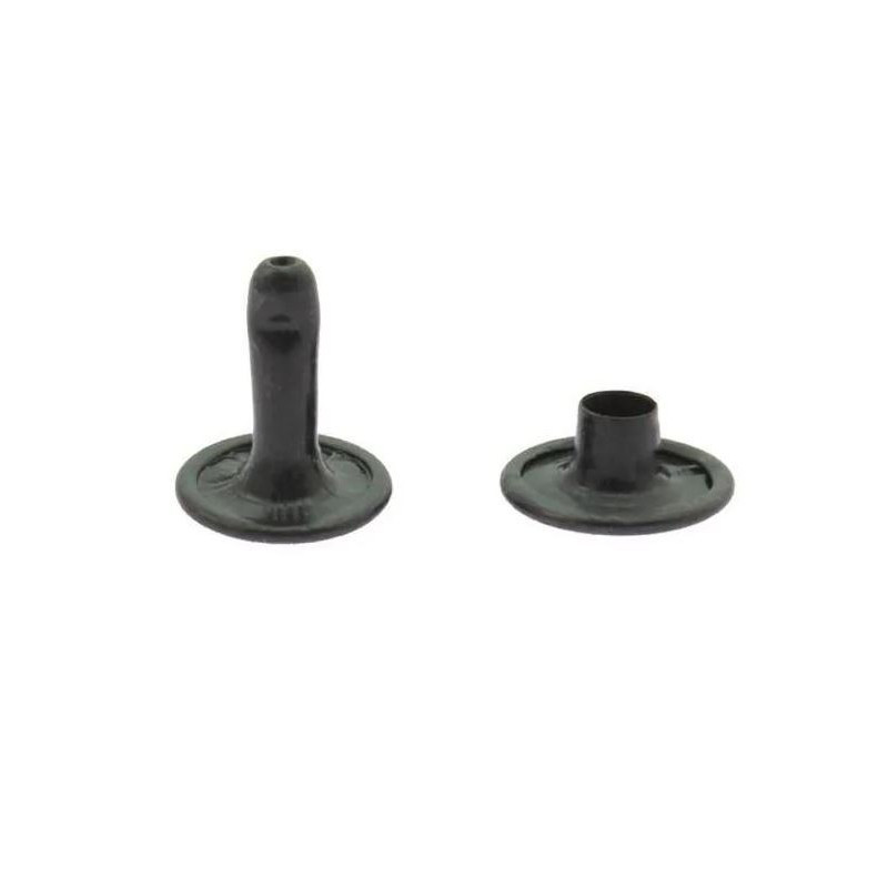 Rivet tubulaire double 10 /10 acier noir Rivet tubulaire double 10 /10 acier noir