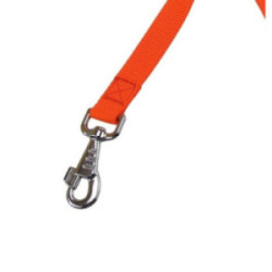 laisse double nylon orange jokidog