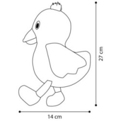 jouet peluche canard perry 