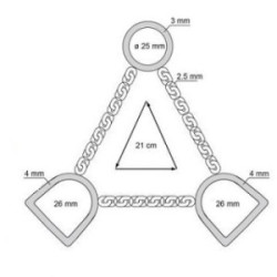 chaîne martingale 20 cm 