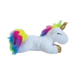 peluche sonore  licorne blanche