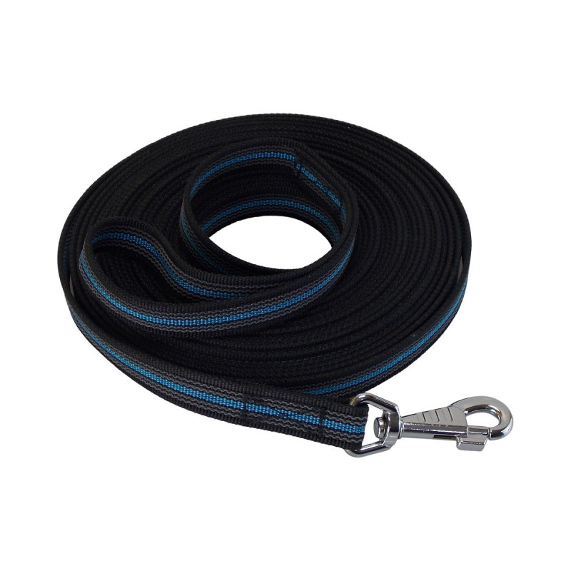 Longe Gomme 20 mm - 10 m Noir/bleu 