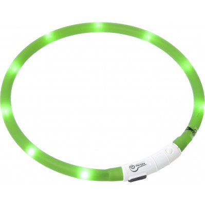 Collier visio light LED vert